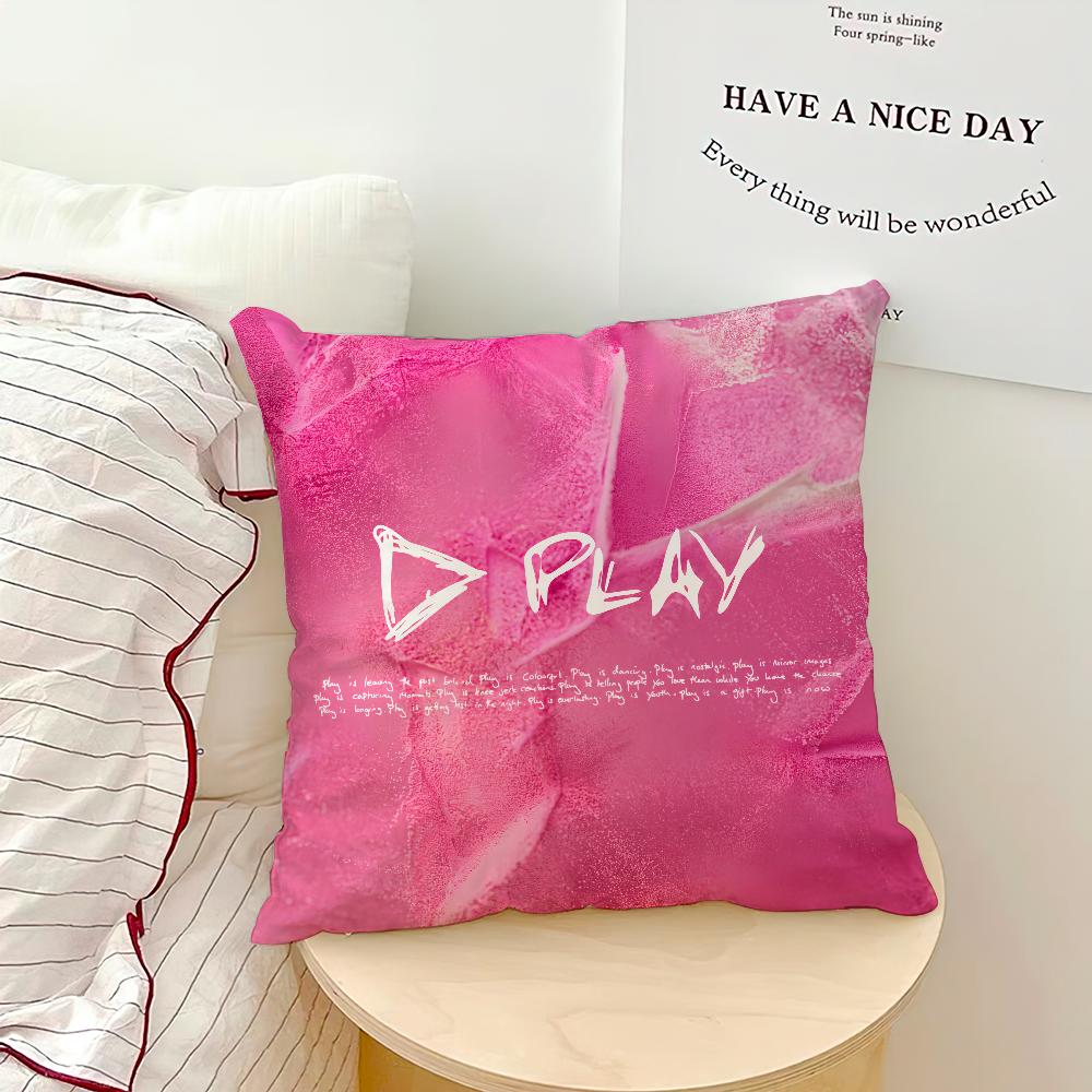 Pop Singer E-Ed S-Sheeran Play cushion cover Pillow Case Square Cushion Room Bedroom Headboard Sofa Living Backrest Nap Time