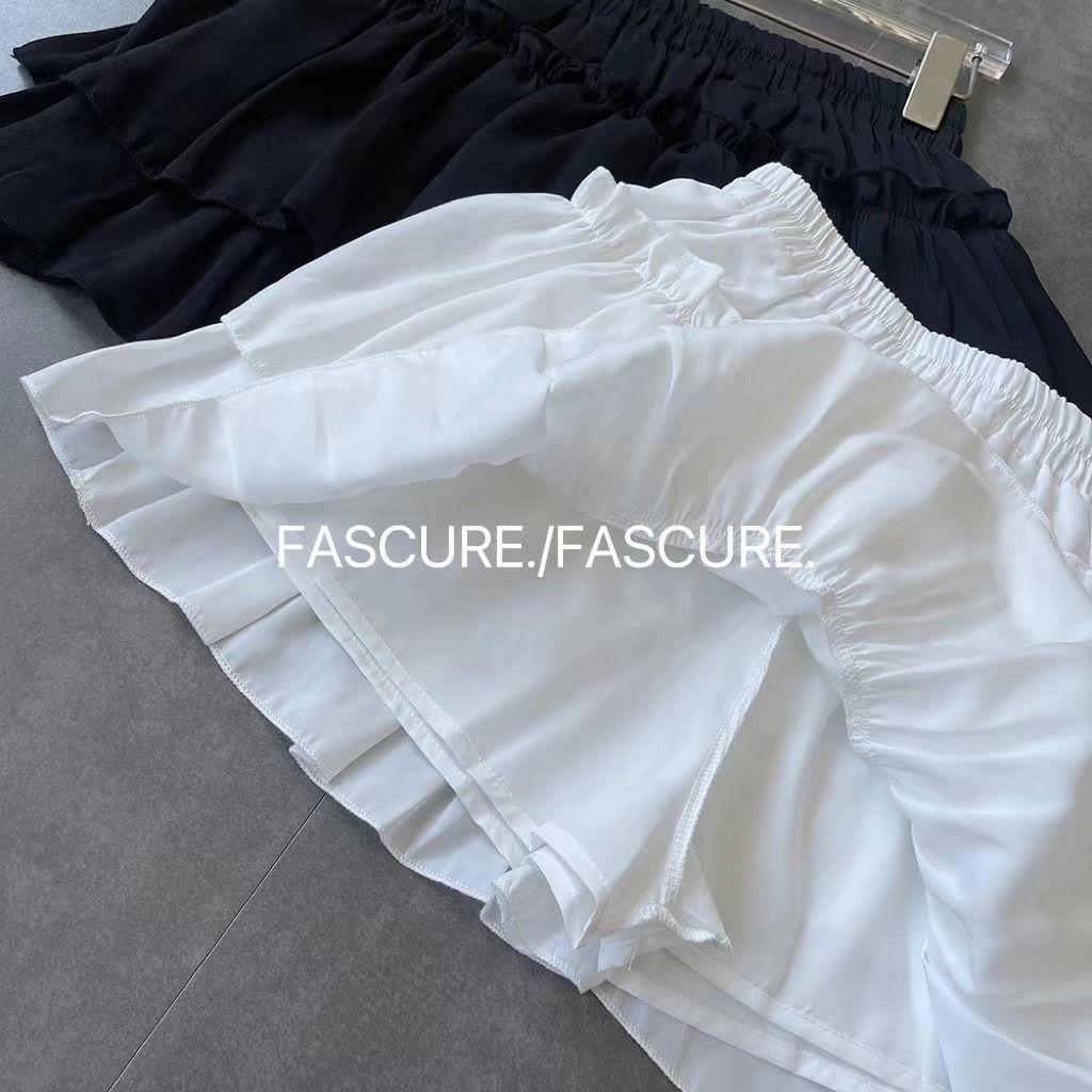 Солодка спідниця-пачка для дівчинки з шортами для безпеки - Дизайн "Торт з рюшами" для весни та літа