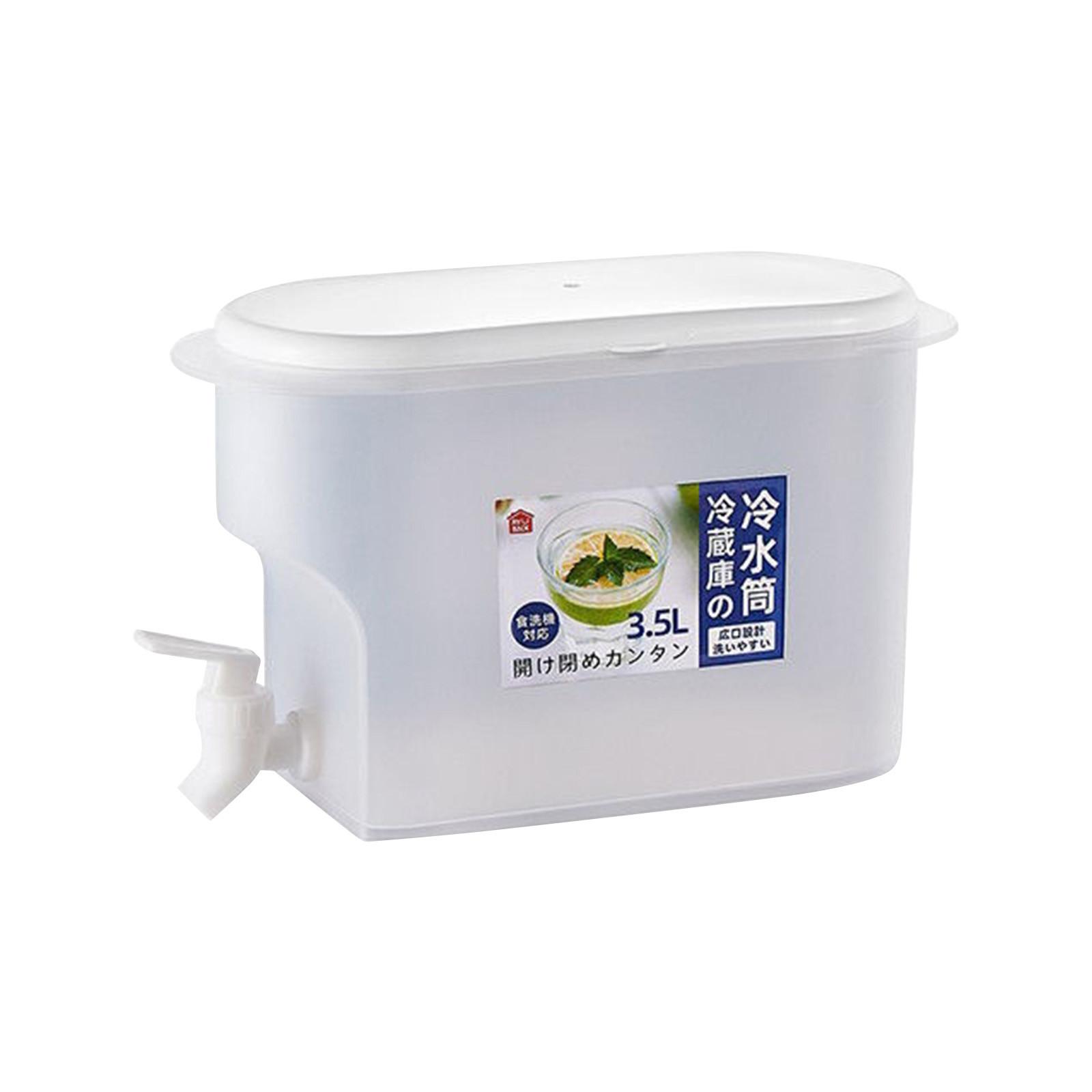 

Диспенсер для напитков на холодильник, диспенсер для напитков на 3,5 л для вечеринок, герметичный пластиковый диспенсер для напитков с диспенсером для сока или напитков