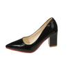 Fashion New Popular High-heeled Shoes Women Pointed Shallow Mouth Shoes Women's Thick-heeled Fashion Shoes Plus Size 43  Zapatos Mujer