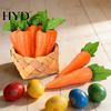 Eco-friendly Foam Vegetable Easter Artificial Carrot Faux Lifelike Simulation Spring Fake Lightweight Vegetables for Home Farm Party DIY Craft