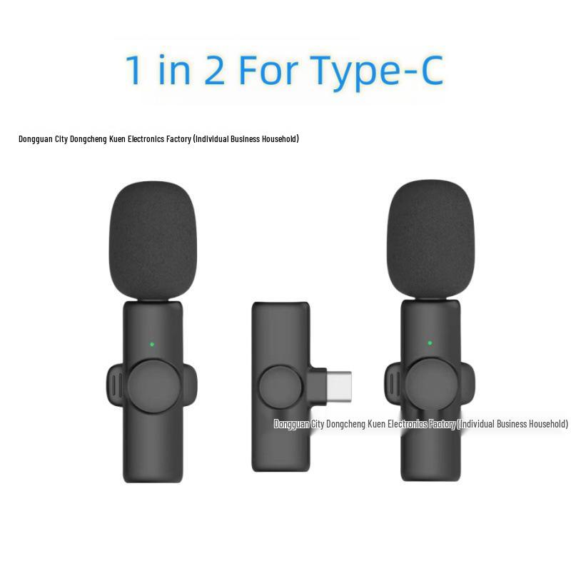 Wireless Lavalier Microphone K11: Portable Noise-Reducing Mic for Mobile & Live Streaming