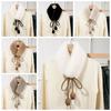 Multi Functional Warm Plush Scarf Headband Fur Neck Warmer Fashion Rabbit Fur Earmuffs  Shopping
