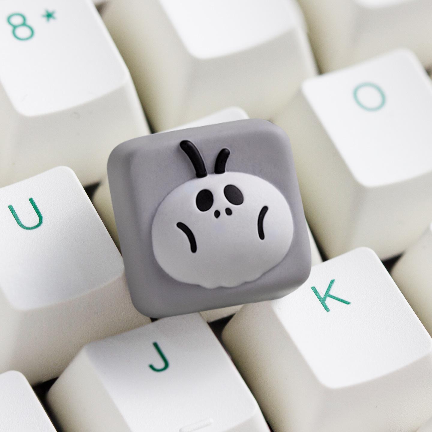 Kou Zhi Lang Co-branded Cute Cockroach Resin Keycap for Mechanical Keyboards
