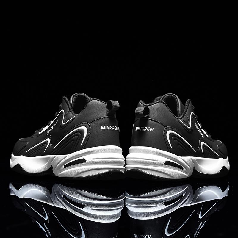 Men Sports Running Shoes Outdoor Walking Soft Casual Sneakers Fashion Designer Leather Sneaker Waterproof Men's Tennis Masculina