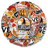 50 Basketball Waterproof Stickers for Notebooks, Planners, Luggage