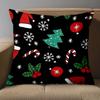 1 Pieces Christmas Pattern Decorative Throw Pillow Cushions Polyester pillowcase, sofa decorative cushion cov Headboard Pillow