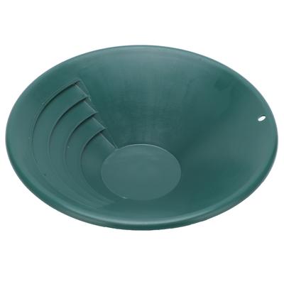 260 mm zlatá panvica na ryžovanie zlata ABS Triedidlo na preosievanie zlata Podnos na umývacie sito Zelený