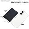 Trifold Magnetic Phone Wallet PU Leather Card Bag Card Holder Wallet for Apple IPhone 16 15 12 13 14 Pro Max Plus Mini