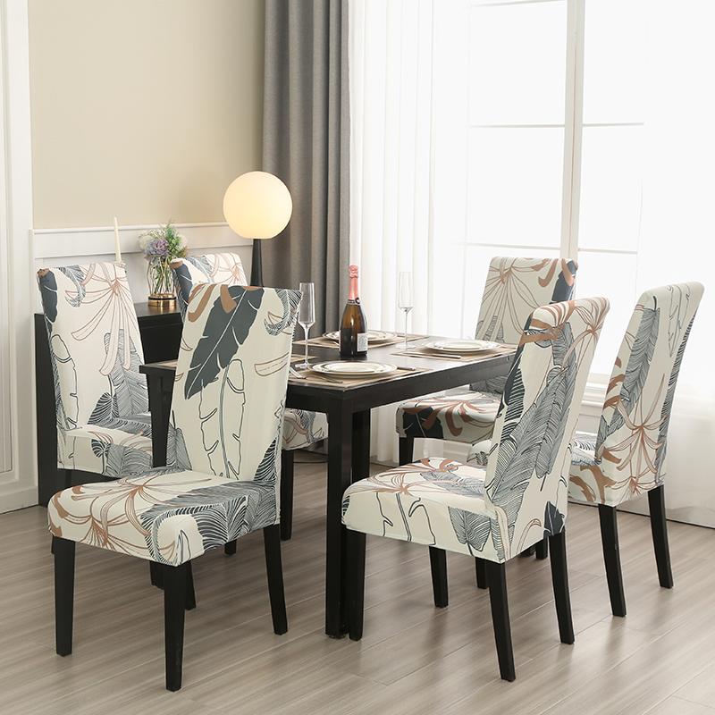 Dining Chair Slipcover Parsons Chair Furniture Protector Stretch Chair Covers For Dining Room, Restaurant, Kitchen, Party 4/6Pcs