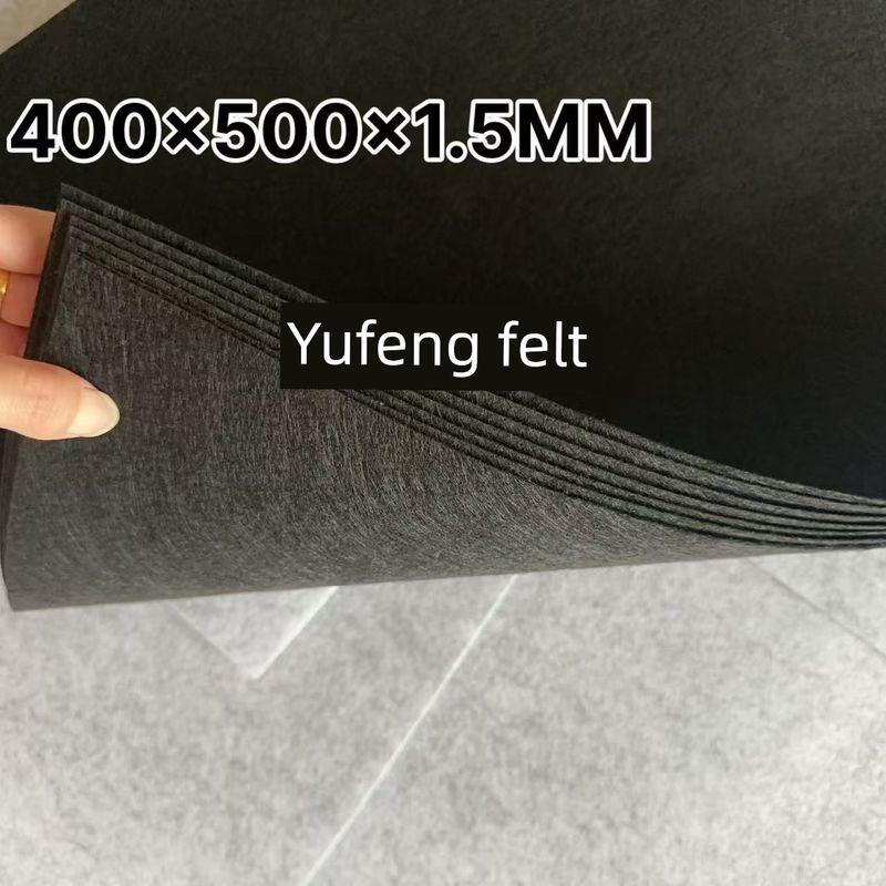 Disposable Felt Car Floor Mats, Commercial Vehicle Floor Mats, Waterproof and Mud-Proof Floor Mats, 4S Store Anti-Fouling Floor Mats, Foot Mats Black, Pack of 10