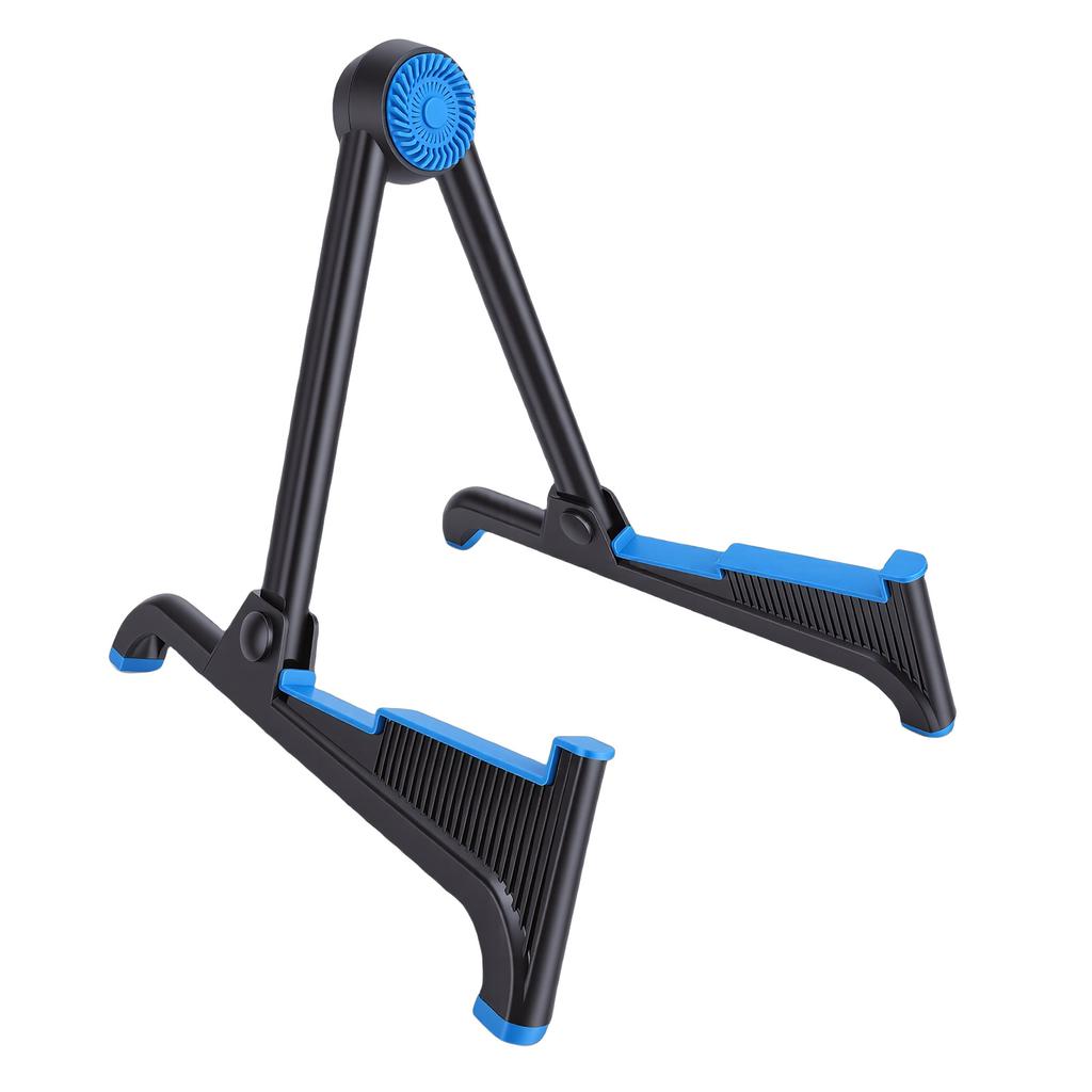 Guitar Folding Floor Stand Soft Silicone Pad Non Slip Portable A Shape Acoustic Guitar Stand for Home