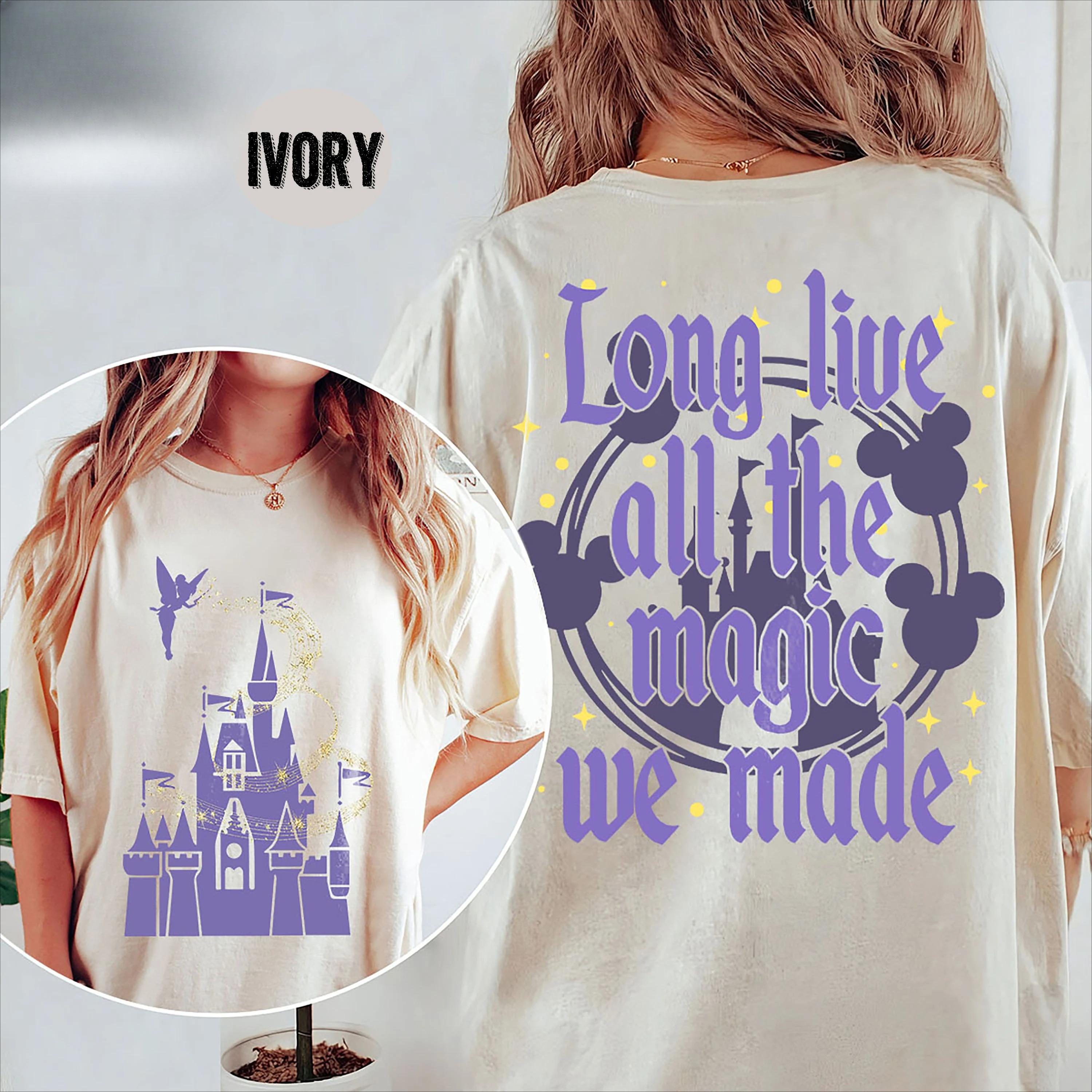 Long Live All The Magic We Made Comfort Colors Shirt All The Magic Shirt The 1971 Castle Magic Kingdom Disney Castle Shirt S