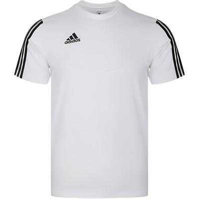 Tiro 19 Brand Logo Round Neck Fashion Versatile Short Sleeve T-Shirt Men Tops White DT5414