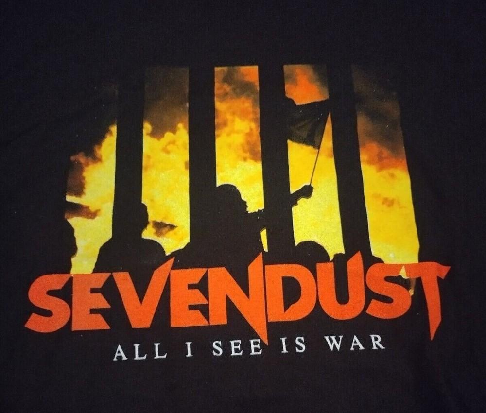 Sevendust All I See Is War 2018 Shirt Size S to 5XL Unisex T-Shirt S