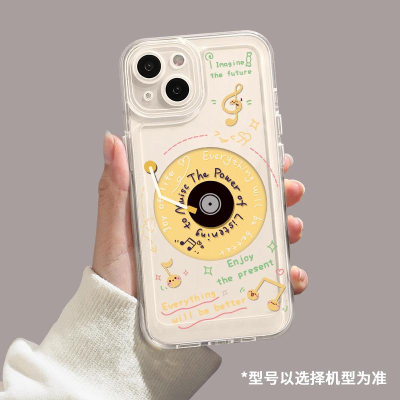 Applicable to Apple 11promax mobile phone case, new iphone11 retro cd women's all-inclusive plus women's lens protection