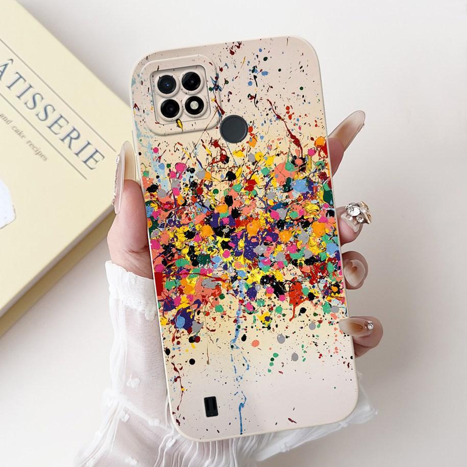 

Чехол для Realme C21 RMX3201 Чехол для Realme C25 Популярный подсолнух Мягкий силиконовый чехол для телефона Для Realme C25S C25Y C21Y C 21 C 25 Capa Realme C25 C25S