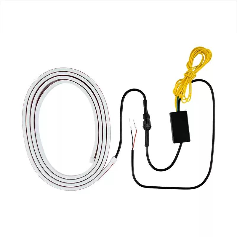 

FOR HONDA JAZZ 2009-2018 New upgrade LED Daytime Running Light Scan Starting Car Hood DRL Guide Decorative Ambient Lamp 12V 150CM білий