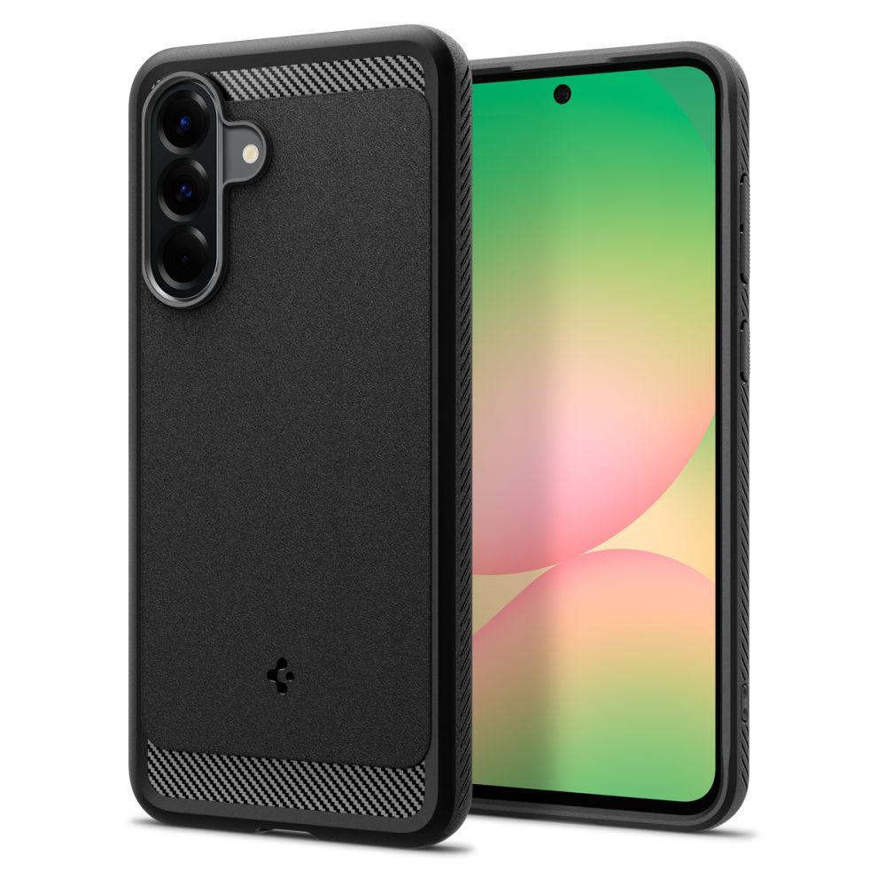 Spigen Rugged Armor Galaxy A56 5G Mattschwarz