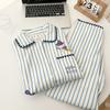 Shell Edge Cloud Cotton Long-Sleeve Pajama Set - Cute Magical KT Design for Women, Perfect for Spring and Autumn.