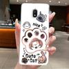 For Samsung J2 Pro 2018 Case SM-J250N Soft Silicone Aesthetic Cute Cat Cover For Samsung Galaxy J2 Pro J2Pro Phone Cases Bumper