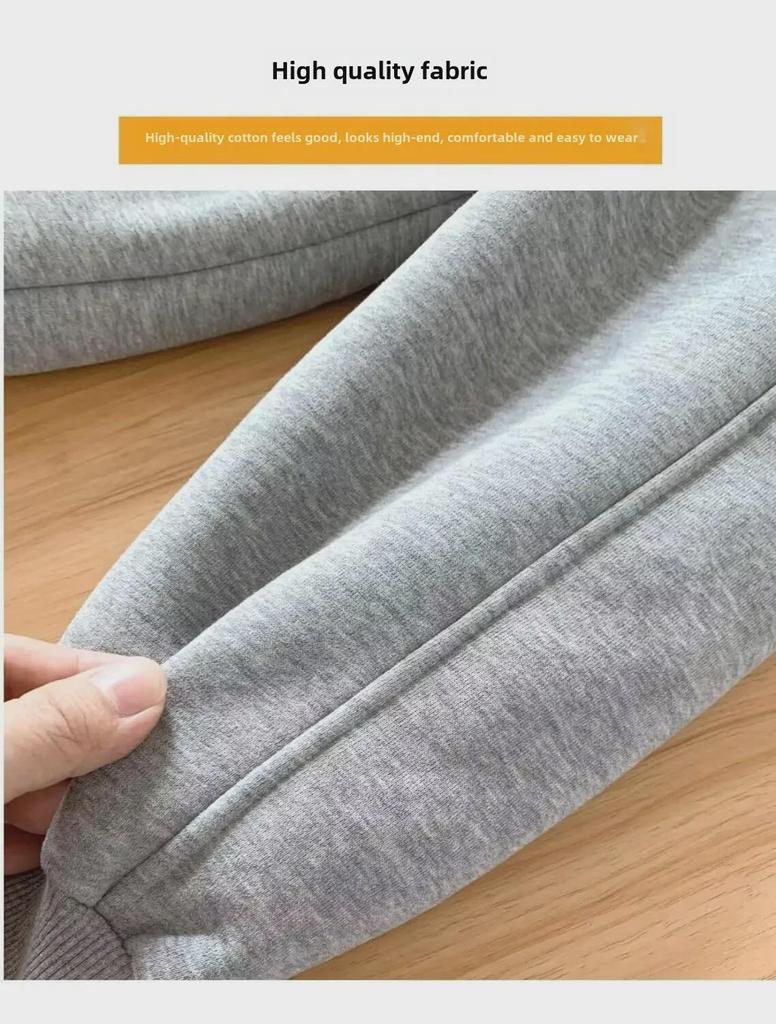 Boys' Thickened Velvet Fleece Sweatpants - Autumn/Winter Sports Pants