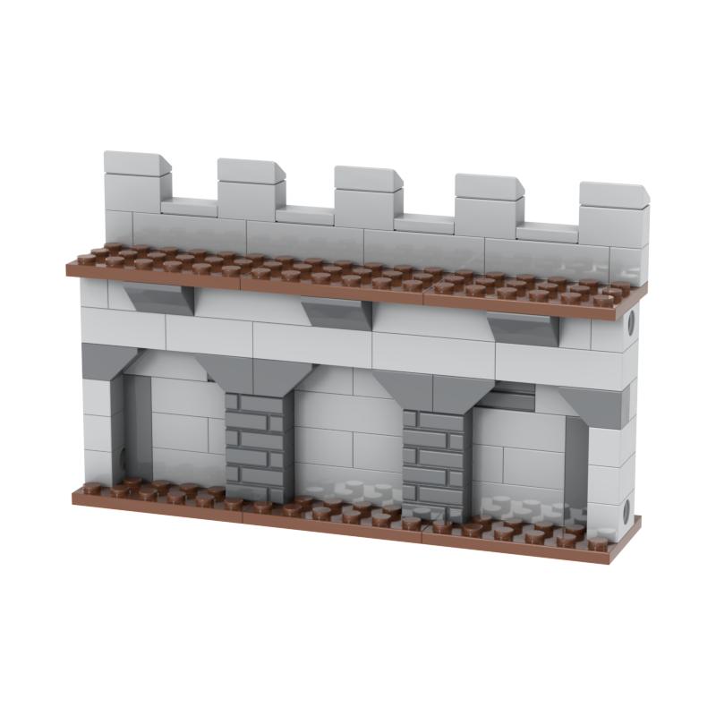 Walls Medieval Middle Age Building Blocks Toy Collection Kids Assembly Classic Brick Souvenir Decoration Horse Shed