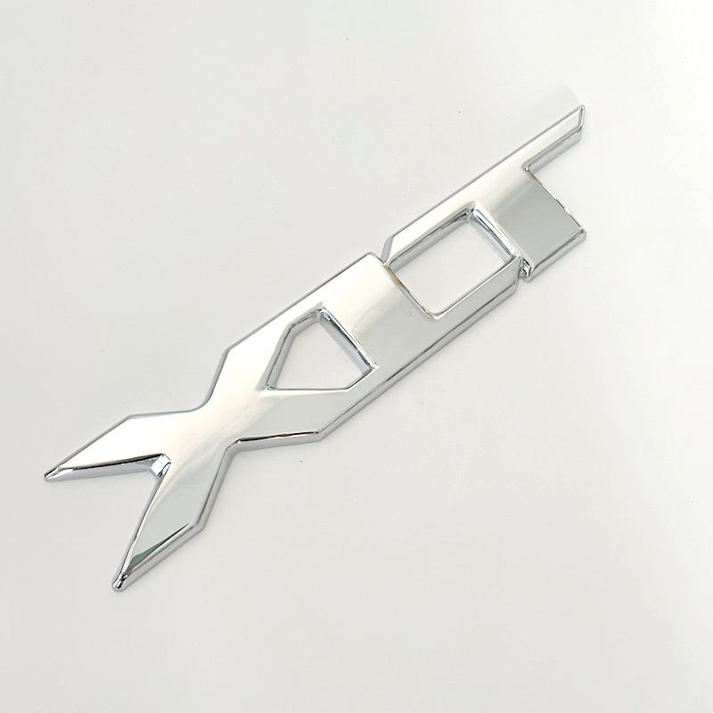 3D Metal Chrome Red Black Logo XLT Emblem Car Badge Rear Trunk Decal For Ford RANGER XLT Sticker Accessories