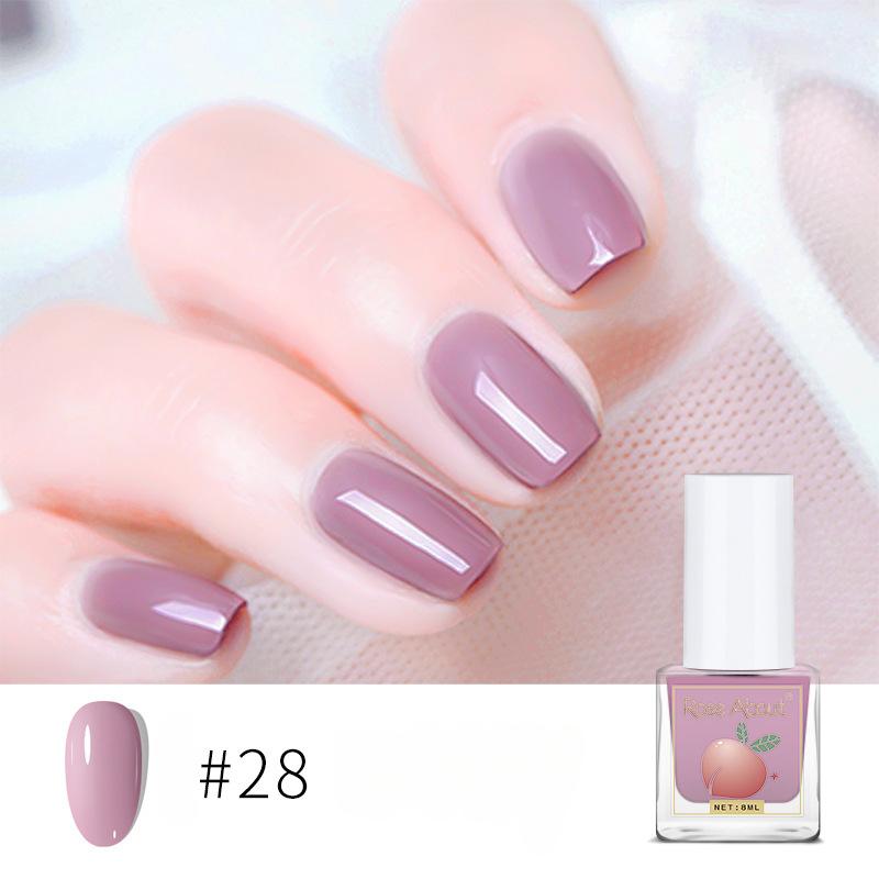 

Лак для ногтей на водной основе, прозрачный цвет, без запекания, долговечный, отрываемый, прозрачный глянцевый лак для ногтей 28