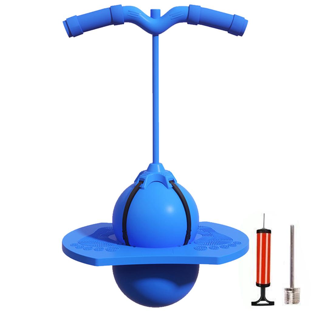 Nouă Baloane Pogo cu Mâner și Pompă Jucărie Sărituri Înalte Ball Sărituri Echilibru Sigur și Distractiv pentru Copii Băieți și Fete Joacă în Aer Liber