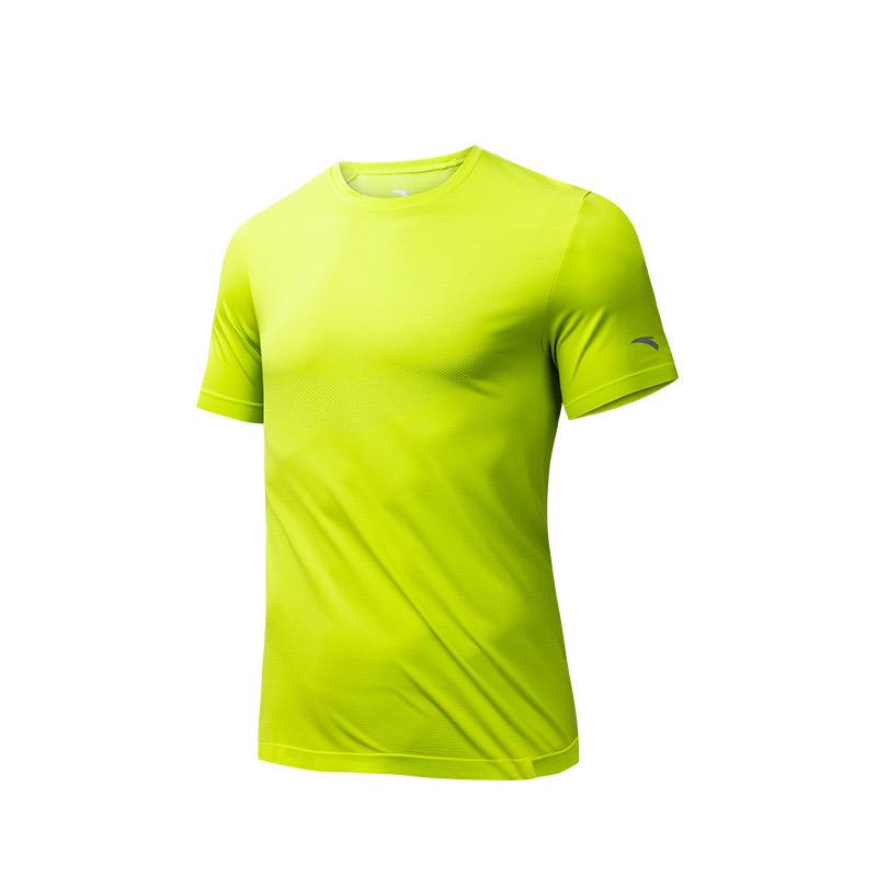 

Anta Super Logo Pullover Breathable Sports Fitness Short Sleeve T-Shirt Men Tops Green 152437164U-1 M