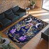Witchcraft Theme Crystal Velvet Rug Personalized Custom Name Text Soft Floor Mat Home Decor