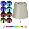 LED Table Lamp Rechargeable RGB Bottle Lamp 2000mAh Dimmable Cordless Bottle Light for Bedroom Restaurant & Bar Christmas Gifts