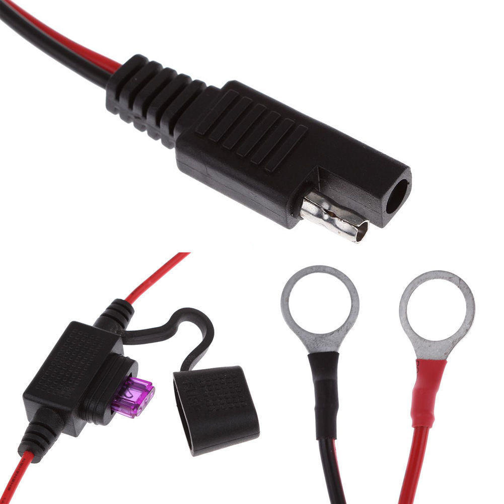 New Battery Tender SAE DC Power Automotive DIY Connector Cable with Fuse