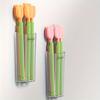 5pcs/set New Tulip Shape Sealing Clip Moisture-proof Magnetic Storage Box Sealing Clamp Multifunctional Fresh-keeping Clip