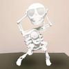 Aufziehbares tanzendes Skelett-Spielzeug, keine Batterie erforderlich, für Kinder, Kleinkinder, Desktop, Mini-3D-Druck, schüttelnder Schädel, Puppe, Frühling, Uhrwerk, Spielzeug, lustiges Geburtstagsgeschenk