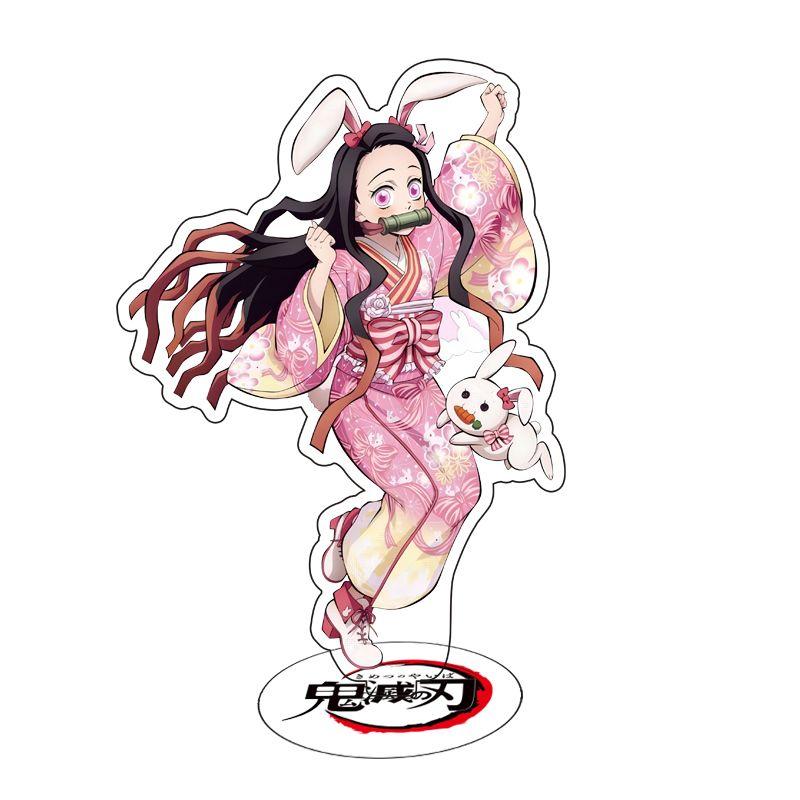 Slayer: Demon Kimetsu no Yaiba Tanjiro Nezuko Muichiro Zenitsu acrylic ornament anime figure movable figure double-sided