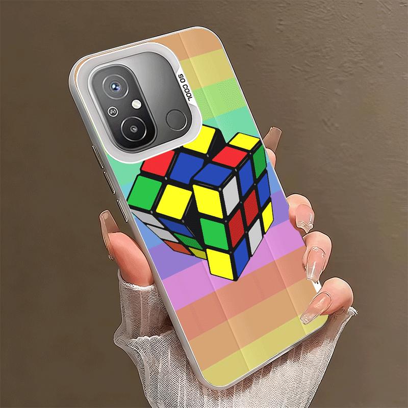 Rubik Cube Formula Spoofs Math Soft Phone Case for Xiaomi Redmi 15C 15 14C 13C 12C Poco X5 X6 X7 Pro X3 F8 F7 Ultra M8 13 12 Cov
