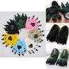 Pantufas Cosplay de Dinossauro Aconchegantes Com Sapatos de Patas de Pelúcia Macia Para Aquecimento de Inverno