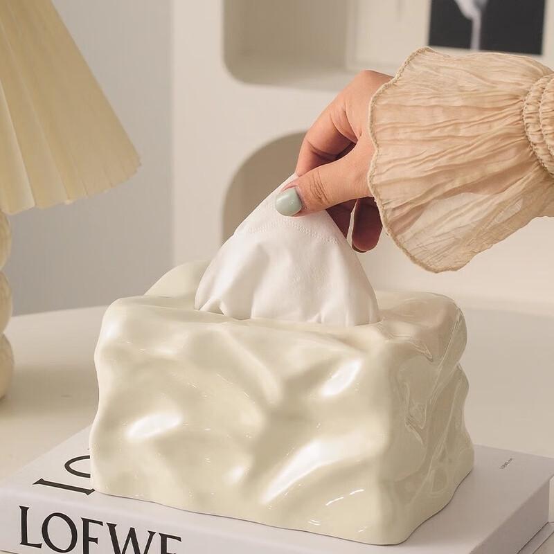 Yisanwei Light Luxury Ceramic Tissue Box