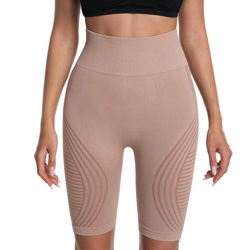 

High-Waisted Seamless Butt-Lifting Fitness Capri Yoga Pants with Tummy Control Large хакі
