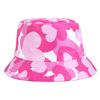 Versatile Hat Style Love Pattern Womens Sunshade Fishermans Hatscaps