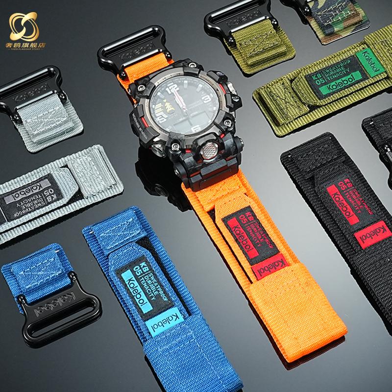 Curea de ceas din nailon GWG 2000 Pentru CASIO G-SHOCK Big Mud King GWG-2000 GWG-2040 bărbați sport Impermeabilă Pânză brățară Accesorii