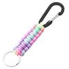 3 Pcs Paracord Braided Keychain Clip with Strap Heavy Duty  Paracord Lanyard Clip Keychain for Men Women Sports