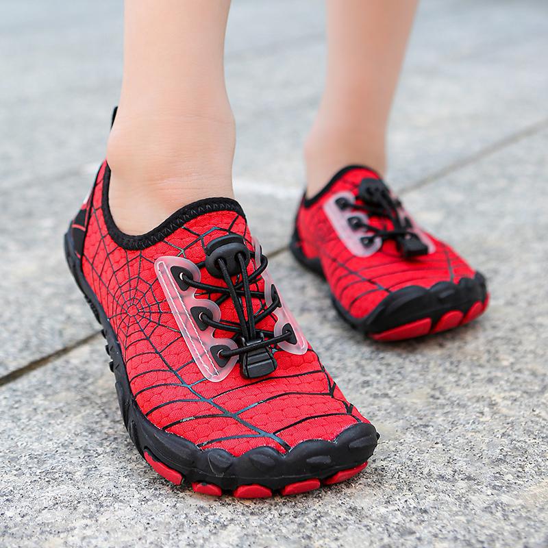 

Spring and summer children s creek shoes swimming wading shoes beach shoes barefoot diving shoes fitness cycling five-finger shoes casual shoes 28
