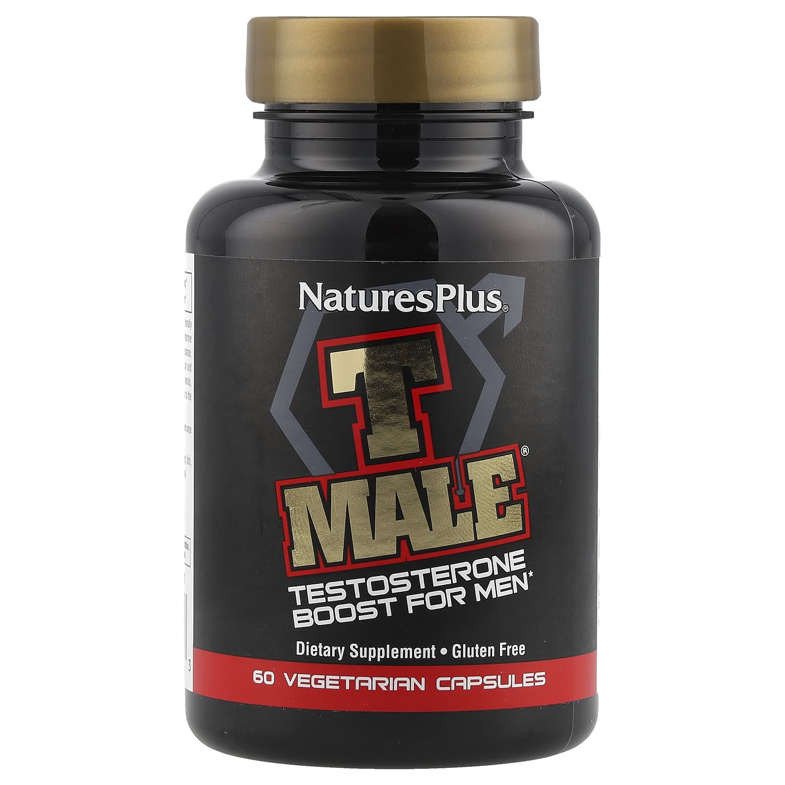 

NaturesPlus, T Male, Testosterone Boost for Men, 60 Veggie Capsules