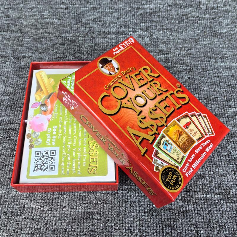 

Английская версия Skull King Cover Your Assets Золотая медаль США Ultimate Pirate Ship Board Game Cover Your Assets