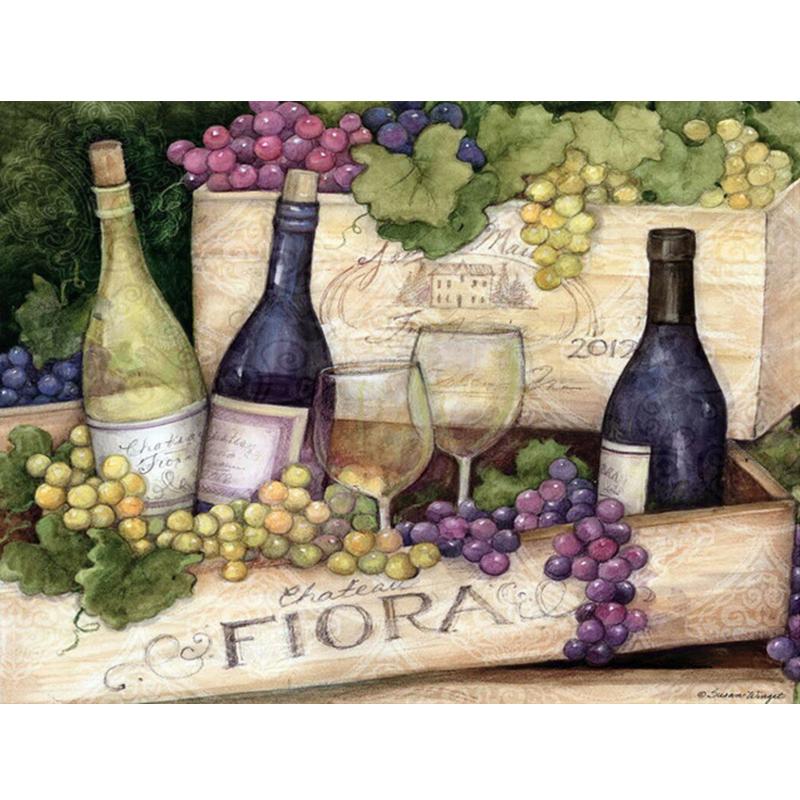 Diamond Embroidery Liqueur Full Drill Round/Square Diamond Painting Landscape Rhinestones Art Cross Stitch Kits Needlework
