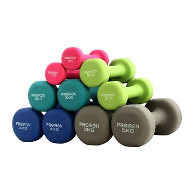 PROIRON Dumbbells, 1.5kg, Set of 2, Neoprene Rubber Coated, Strength Training, Muscle Building, Iron Alley
