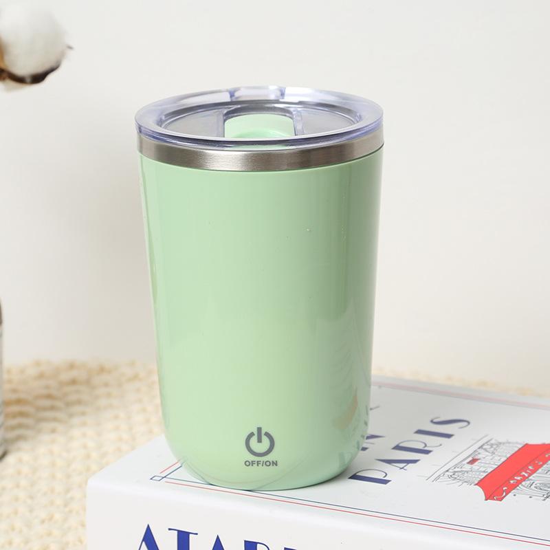 Neuer Automatischer Selbst Rührender Magnetbecher Mit USB Fauler Magnetischer Tragbarer Frischer Kaffeebecher Edelstahl Kaffee Milch Mischbecher